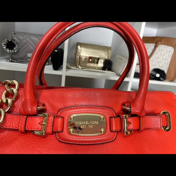 Preloved Michael Kors Hamilton Mandarin Handbag - Picture 4 of 11